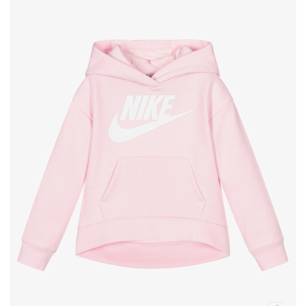 NEW Nike Kids Light Pink Hoodie- Size 6- Kids Nike Sweatshirt